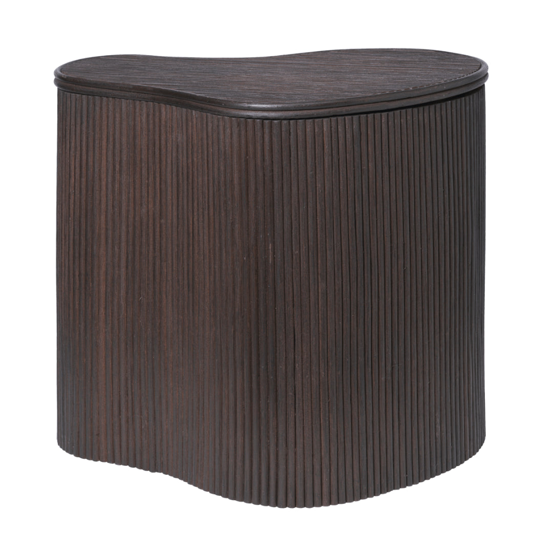 Ferm Living Isola Storage Table - Dark Stained - Batten Home