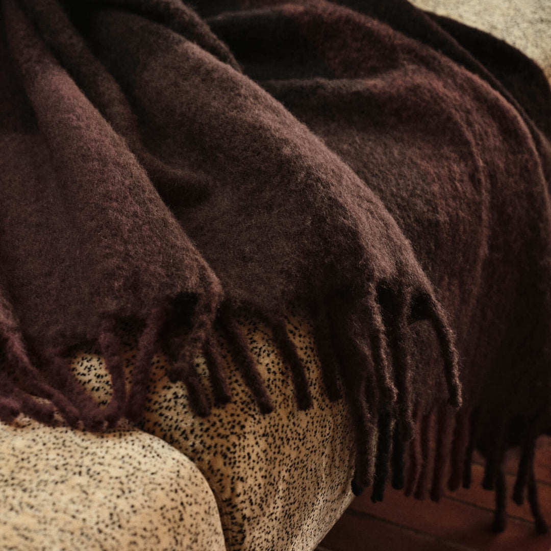 Ferm Living Blur Mohair Blanket - Batten Home