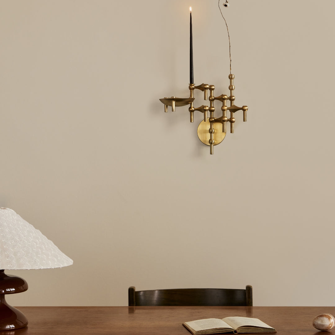 STOFF Nagel Bowl, Brushed Brass - Batten Home