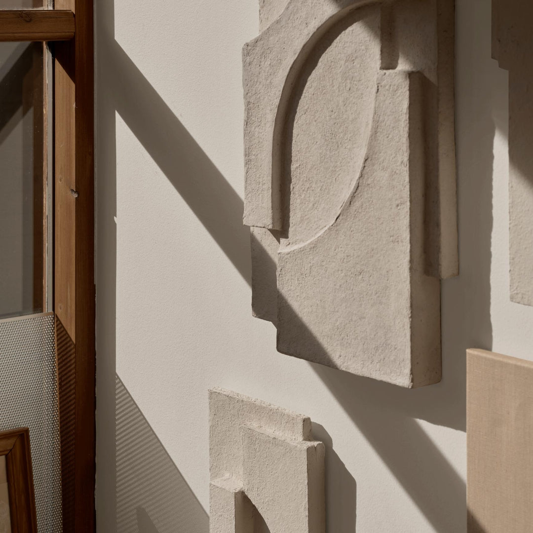 Kristina Dam Studio Serif Relief Wall Hanging - Batten Home