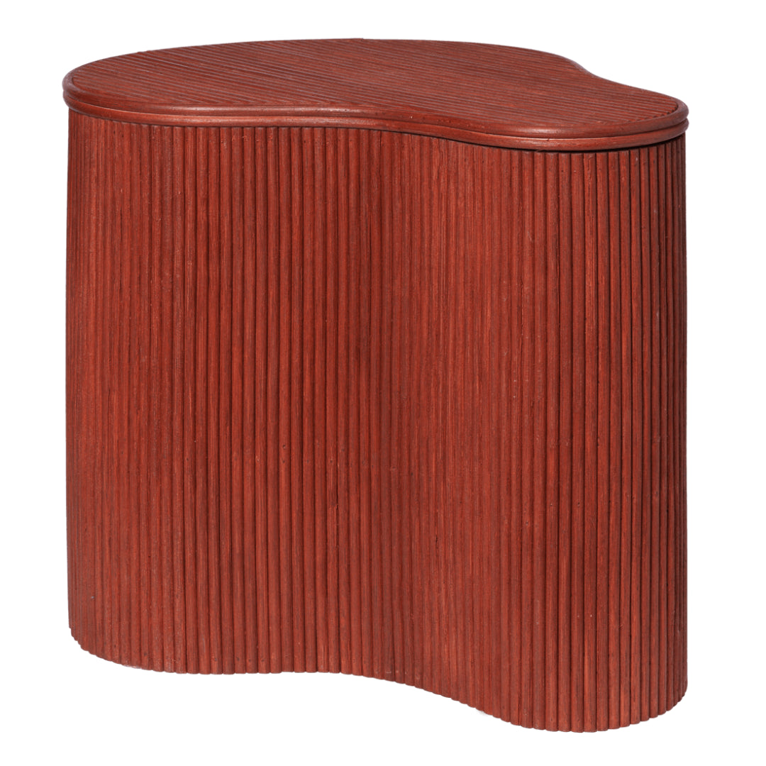 Ferm Living Isola Storage Table - Oxide Red - Batten Home