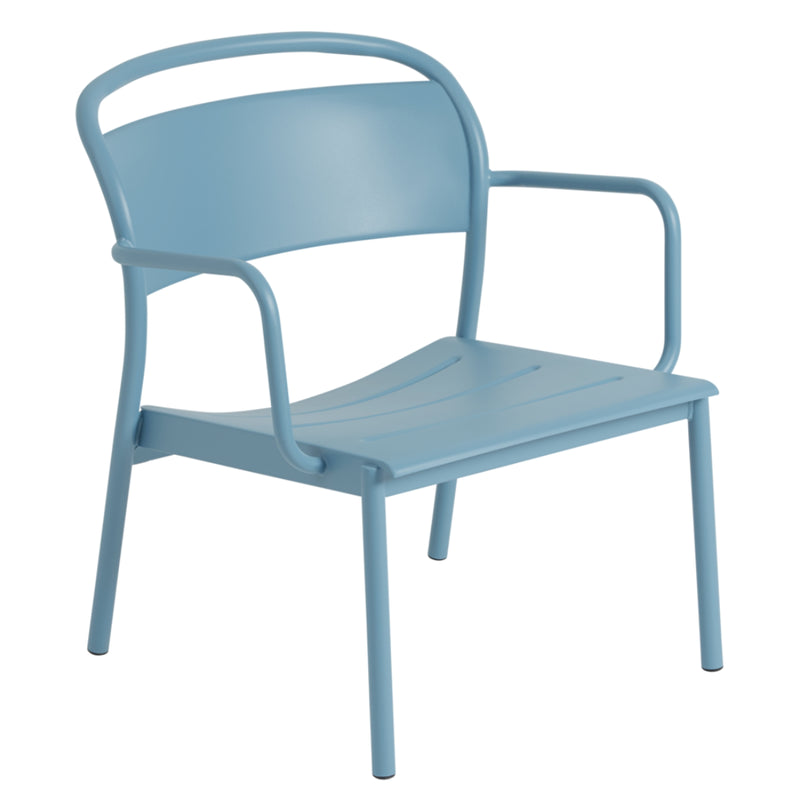 Linear Steel Lounge Arm Chair