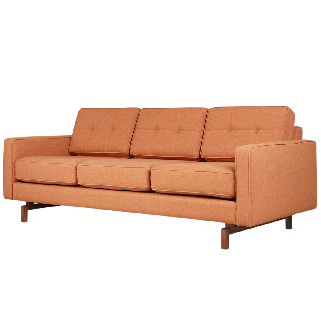 Jane 2 Sofa Caledon Sedona Walnut - Gus Modern at Batten Home