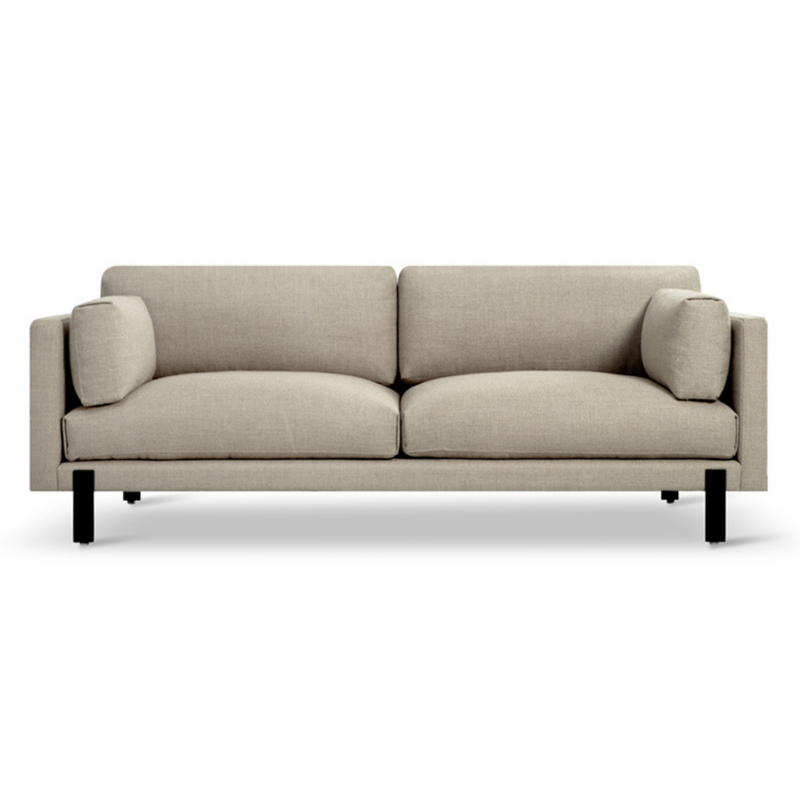 silverlake sofa - andorra almond front gus* modern