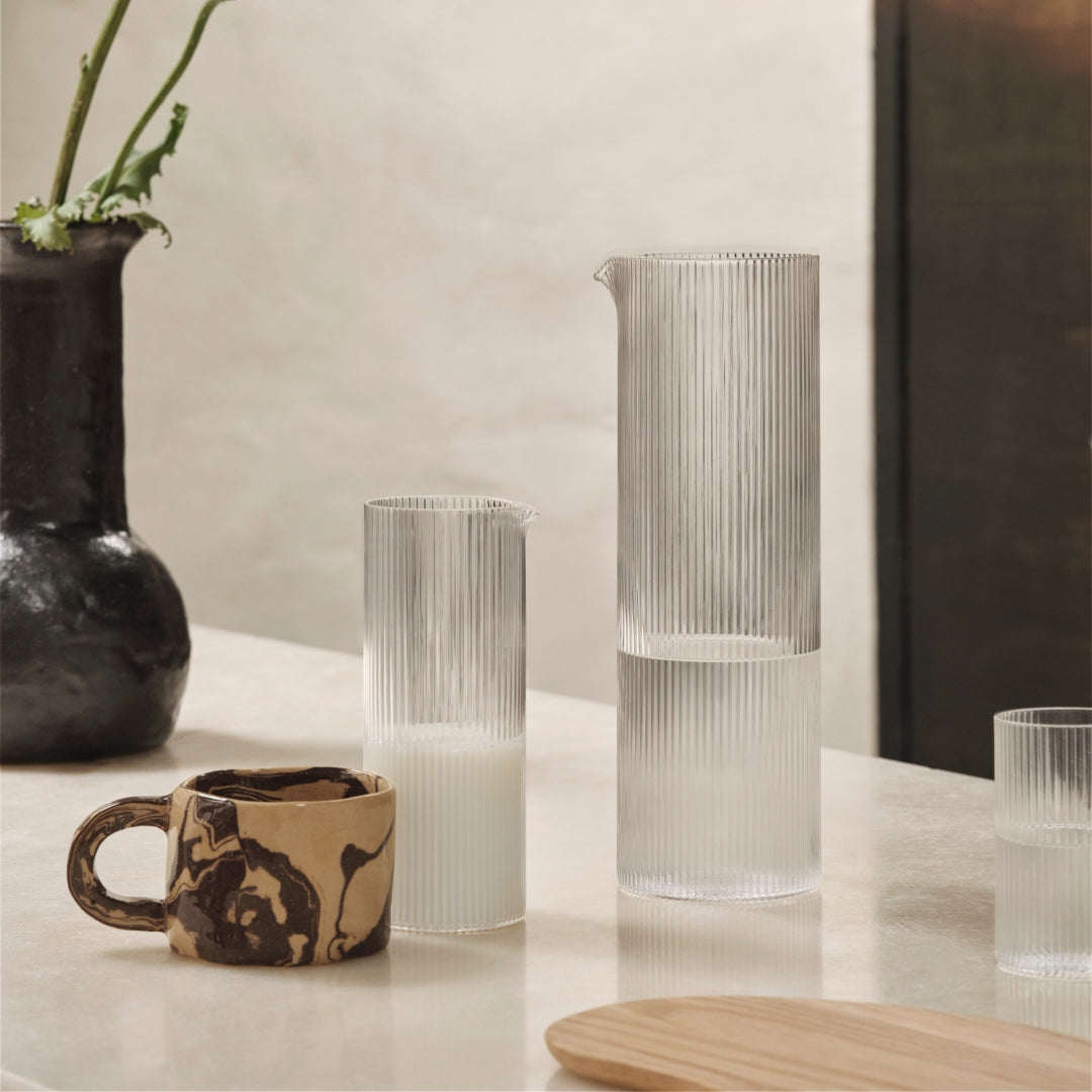 Ripple Milk Jug - Clear