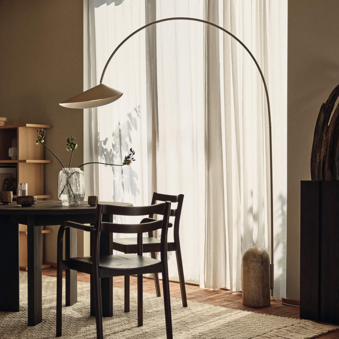 Ferm Living Arum Arched Floor Lamp - Batten Home