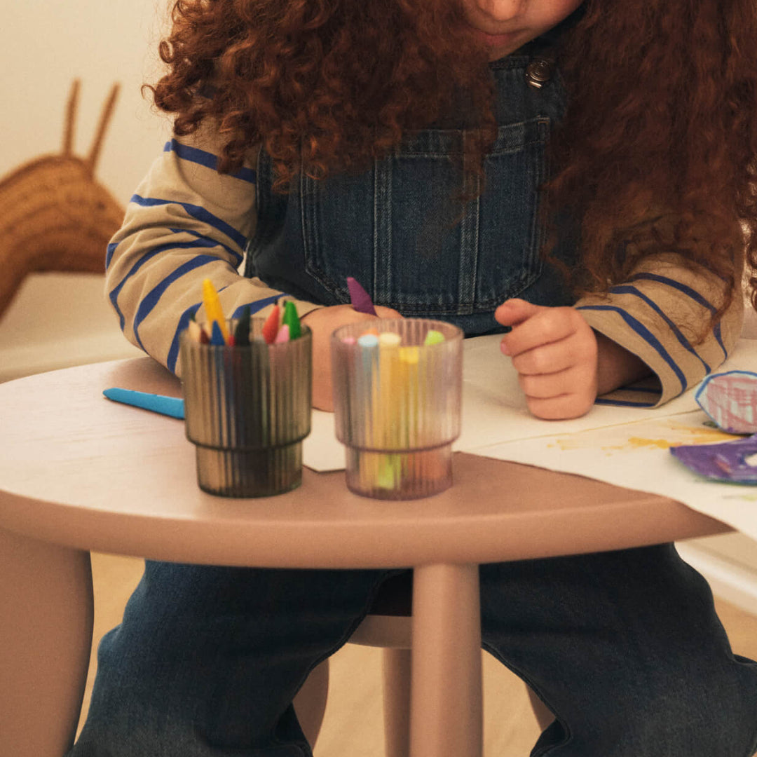 Ferm Living Ripple Kids Cups - Set of 2 - Clear - Batten Home