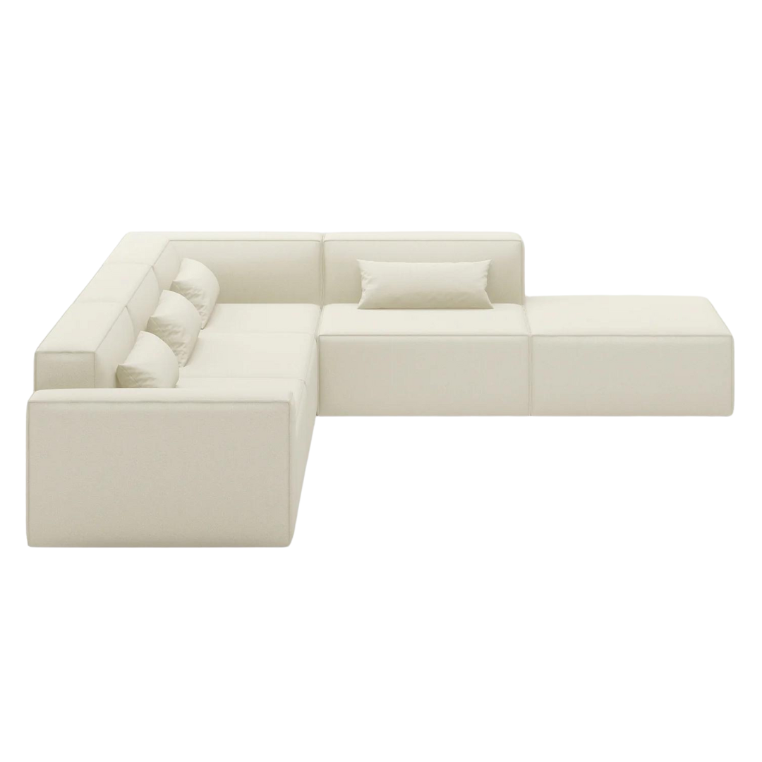 Mix Modular 5-Pc Sectional Mowat Sand RF - Gus Modern at Batten Home