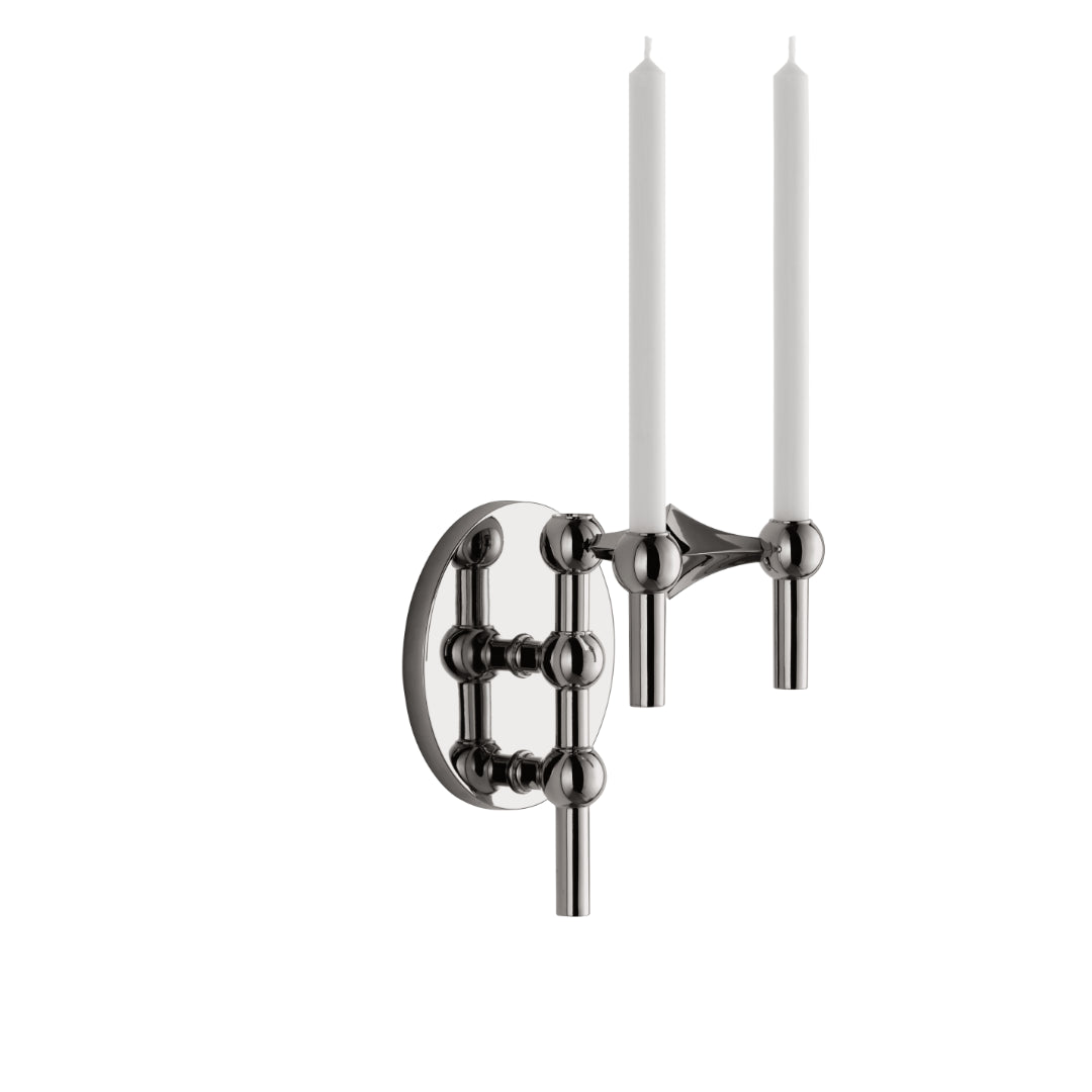 STOFF Nagel Wall Hanger, Black Chrome