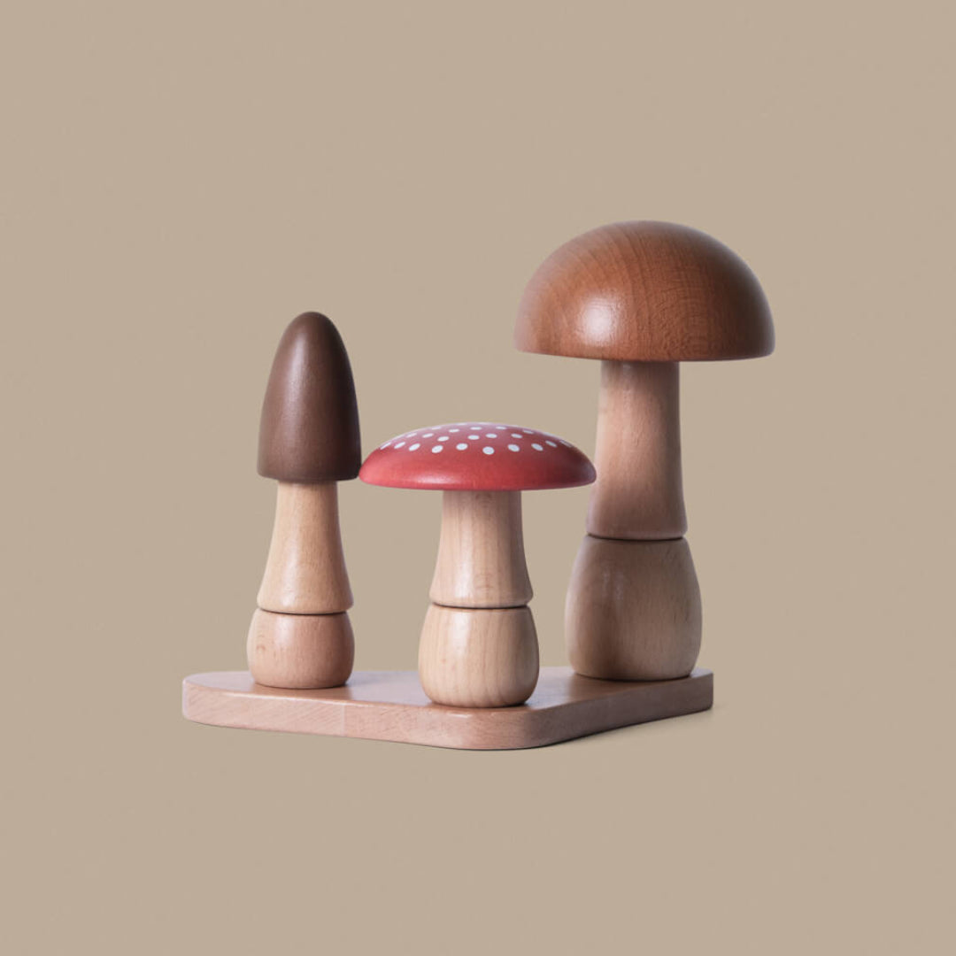 Ferm Living Mushroom Stacking Blocks - Batten Home