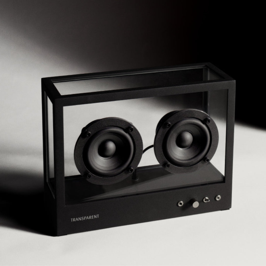 Small Transparent Speaker - Black