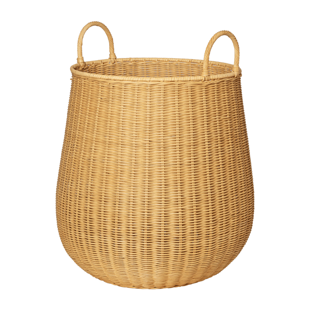 Ferm Living Braided Laundry Basket - Medium - Batten Home