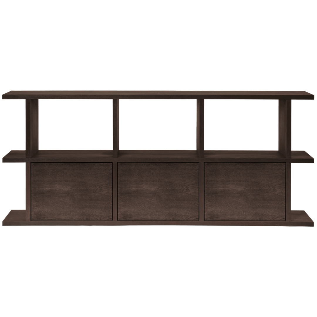 Ferm Living Kona Bookcase - 3x2 w/ 3 Cabinet Inserts - Batten Home