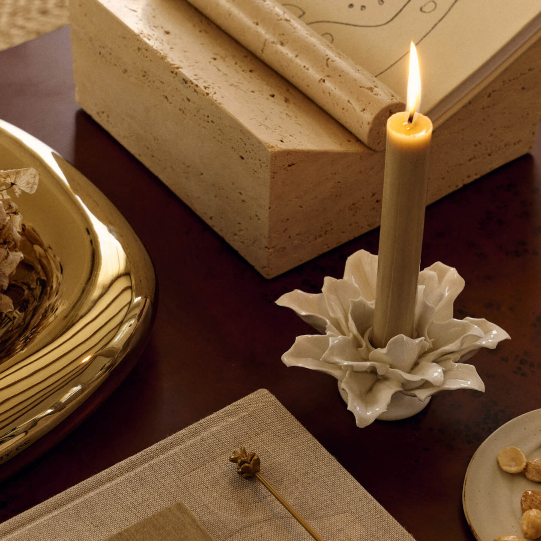 Ferm Living Holly Leaf Candle Holder - Batten Home