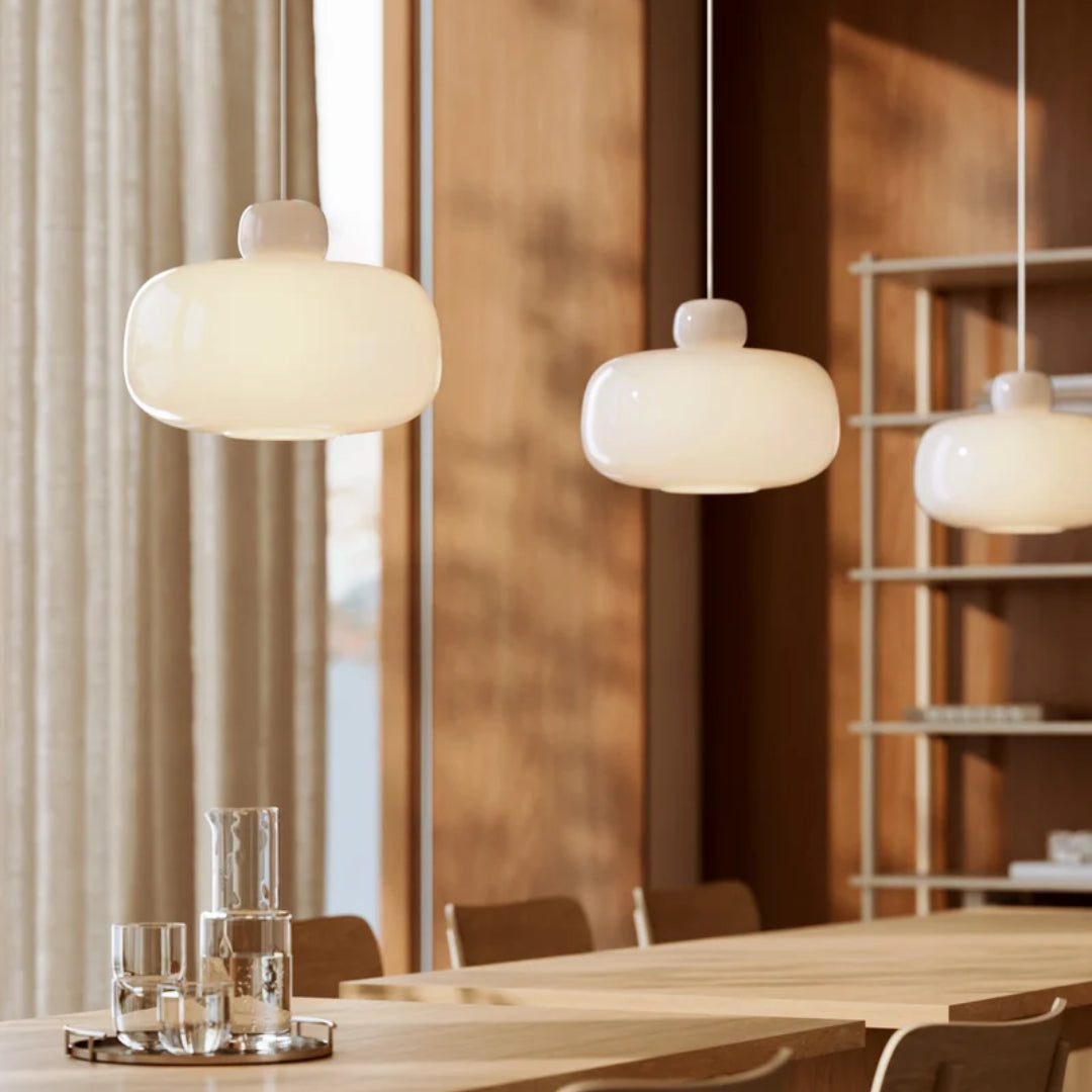 WOUD Stone Pendant Lamp - Glass - Batten Home