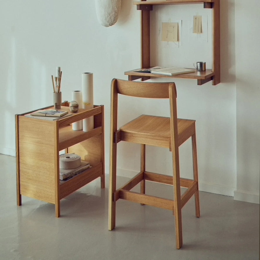 Form and Refine Blueprint Counter Chair - Oak - Batten Home