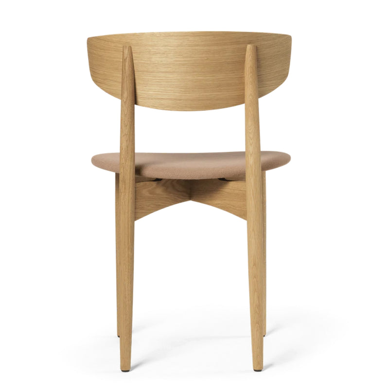 Herman Dining Chair - Upholstered Seat - Tonus - Oak/Tan