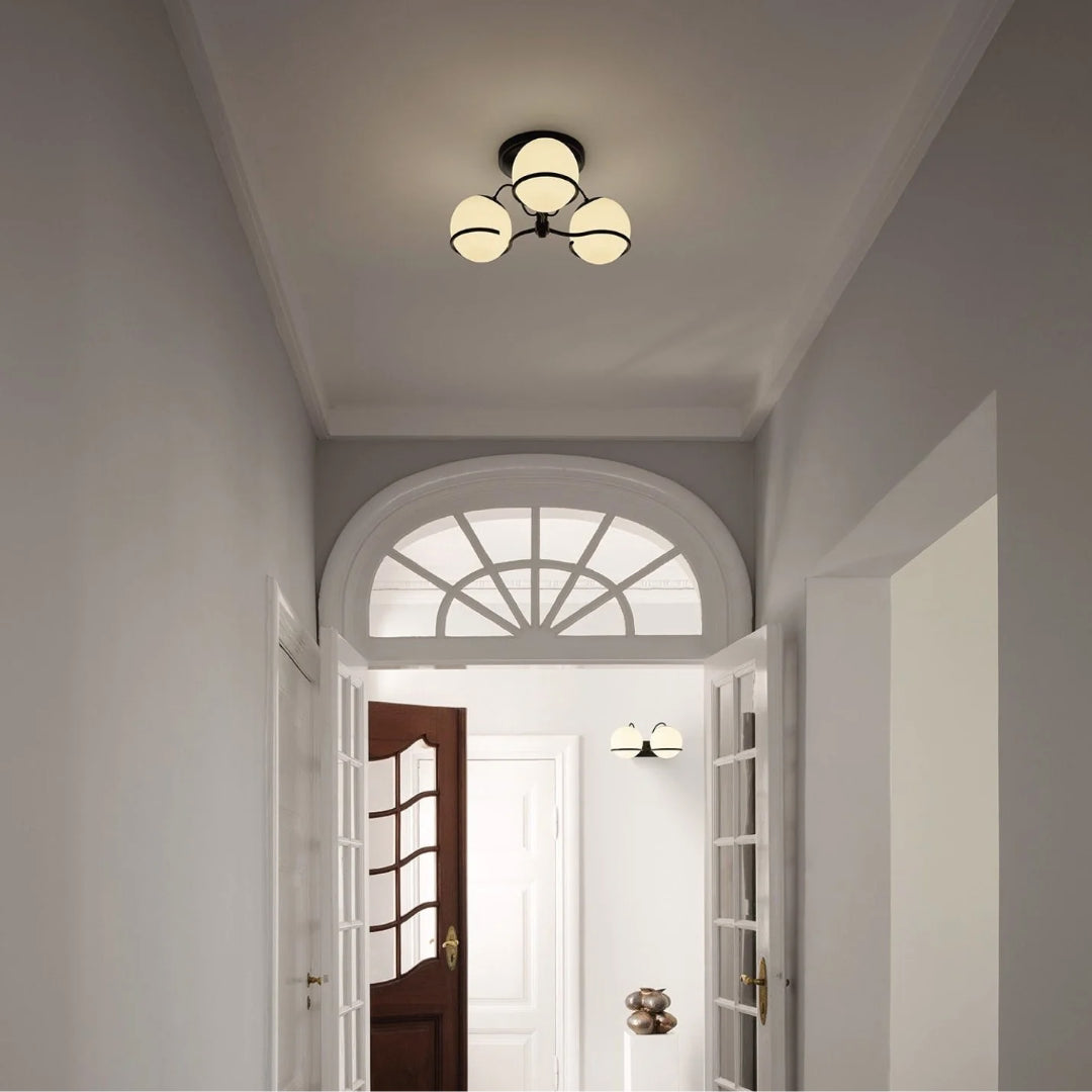 Model 2042 - 3 Opaline Spheres