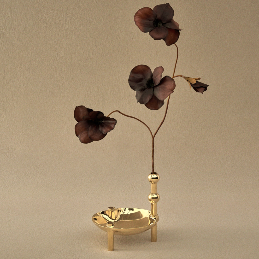 STOFF Nagel Bowl, Solid Brass - Batten Home