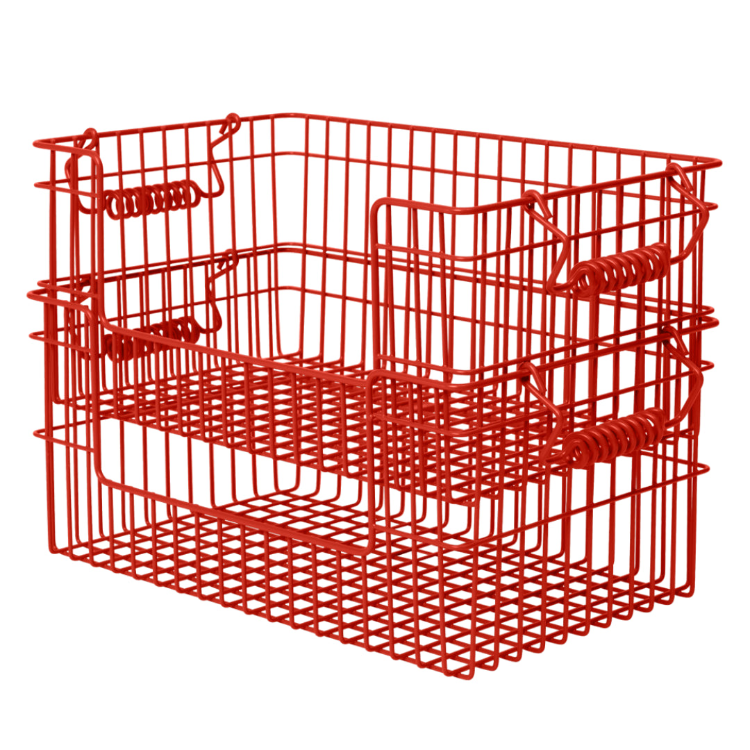 Ferm Living Cala Open Stackable Basket - Set of 2 - Batten Home