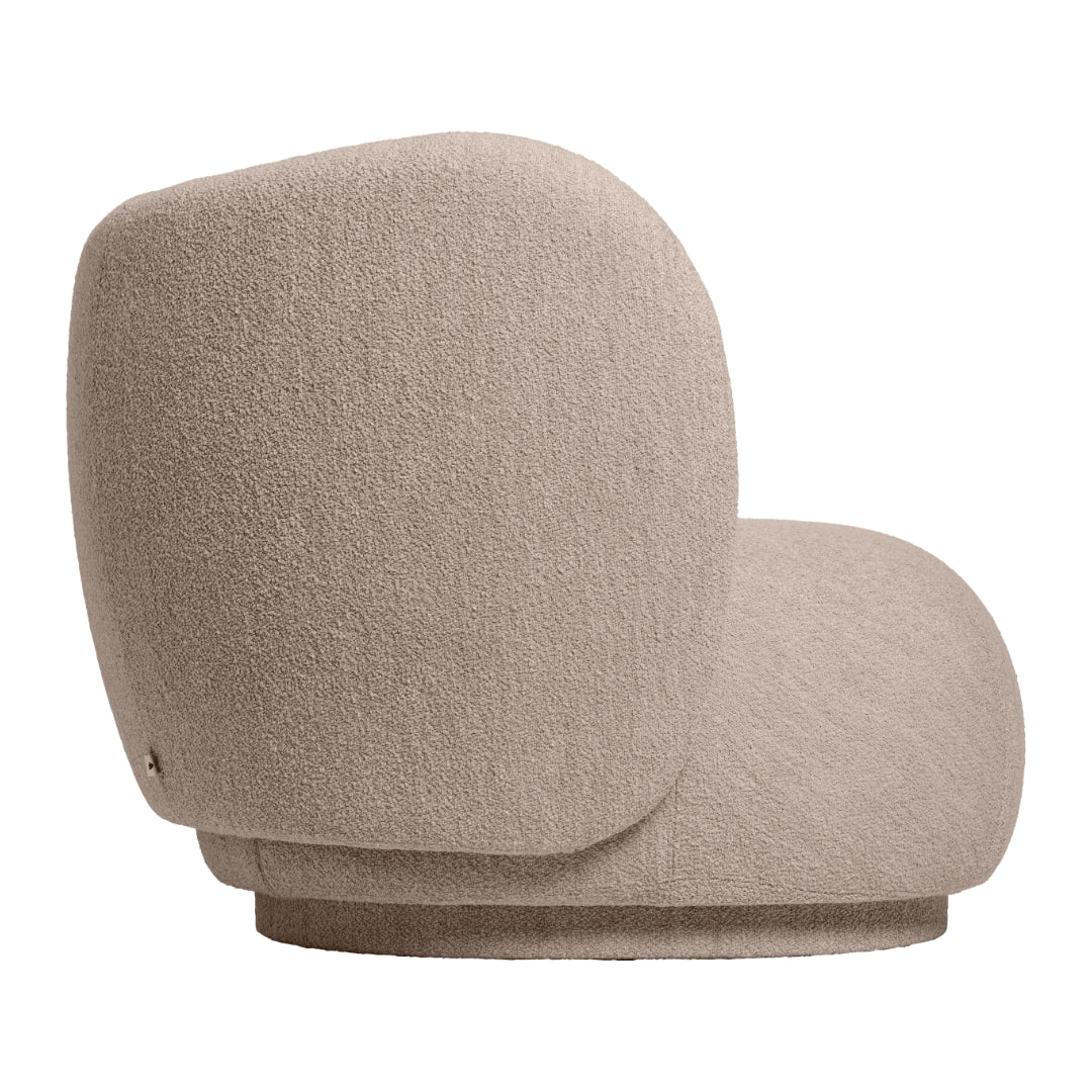 Rico Modular Sofa - Armrest Left - Soft Bouclé - Natural