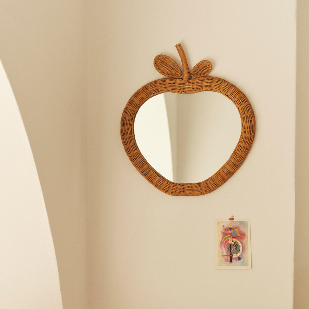 Ferm Living Apple Braided Mirror - Natural - Batten Home
