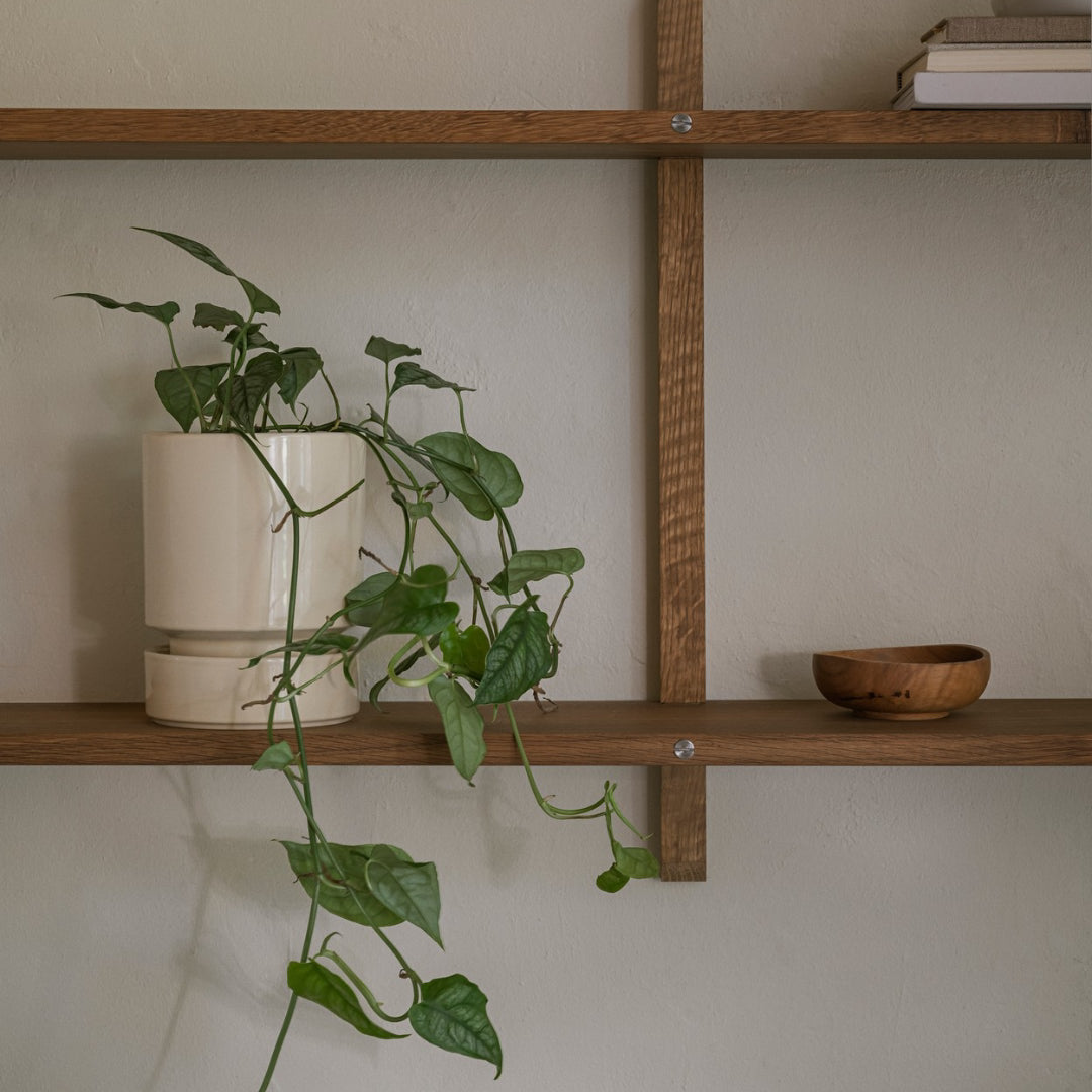 Hoff Glazed Pot - Sandstone Set