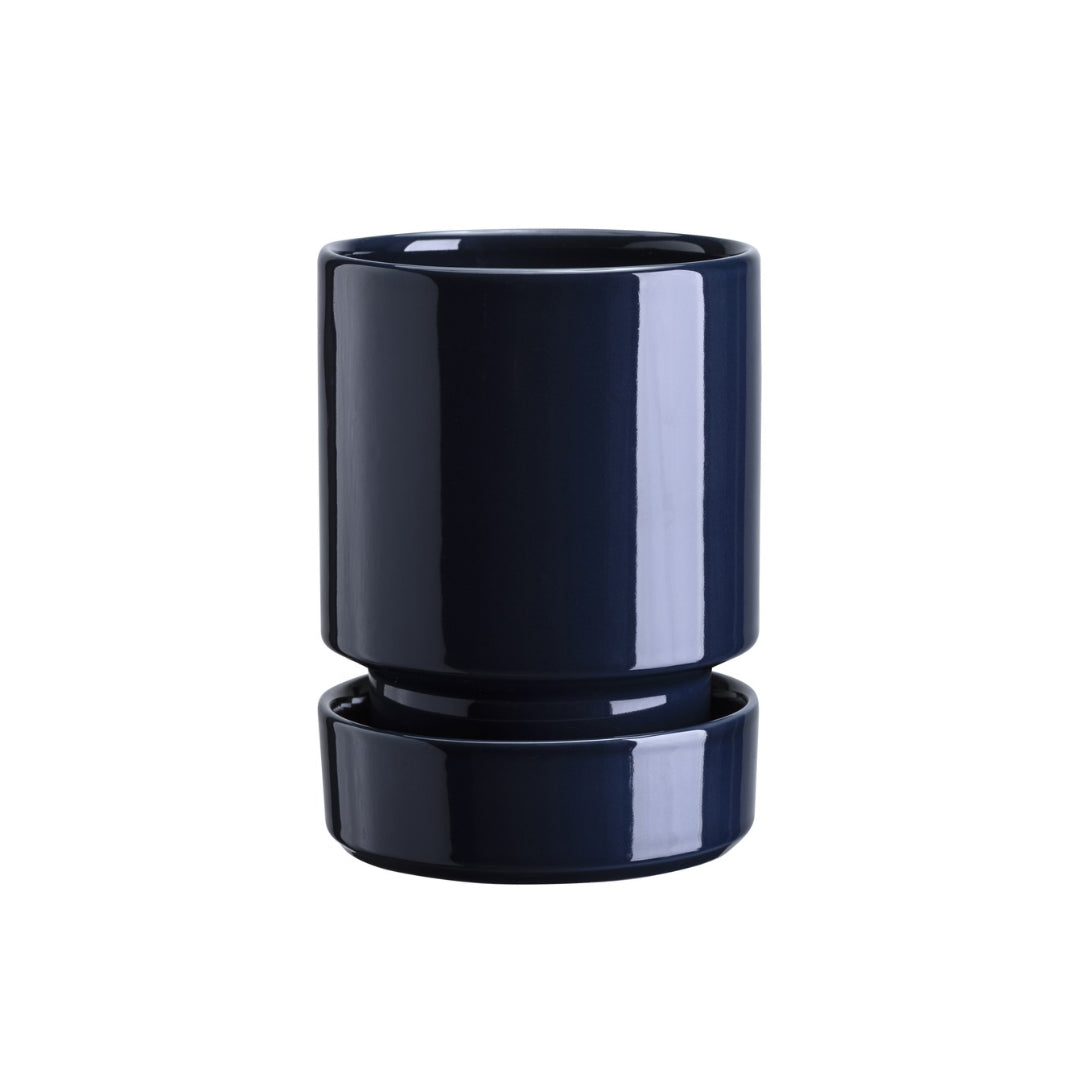 Hoff Glazed Pot - Sapphire Blue Set