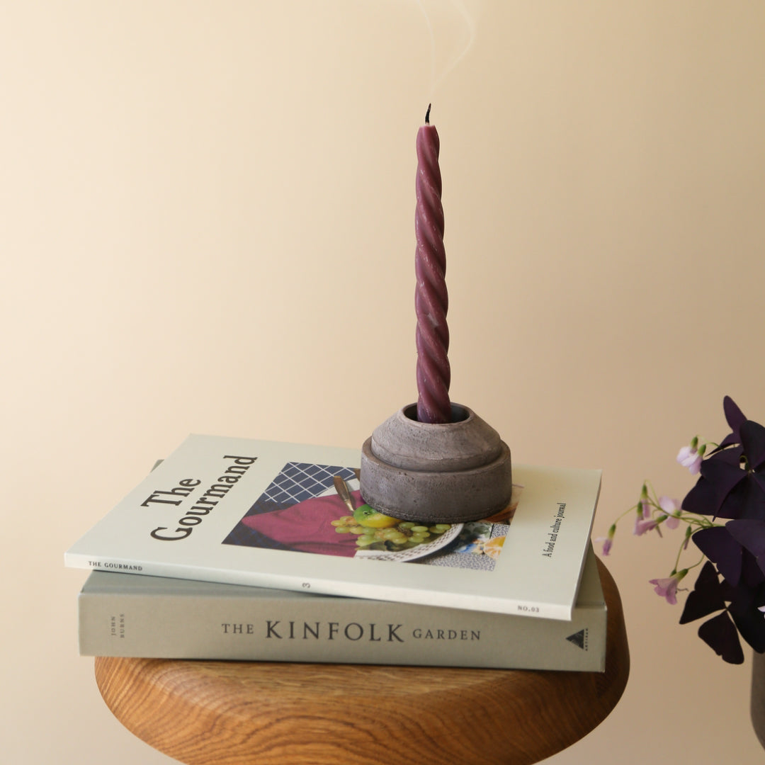Bergs Potter Hoff Raw Candleholder - Thumbnail 4