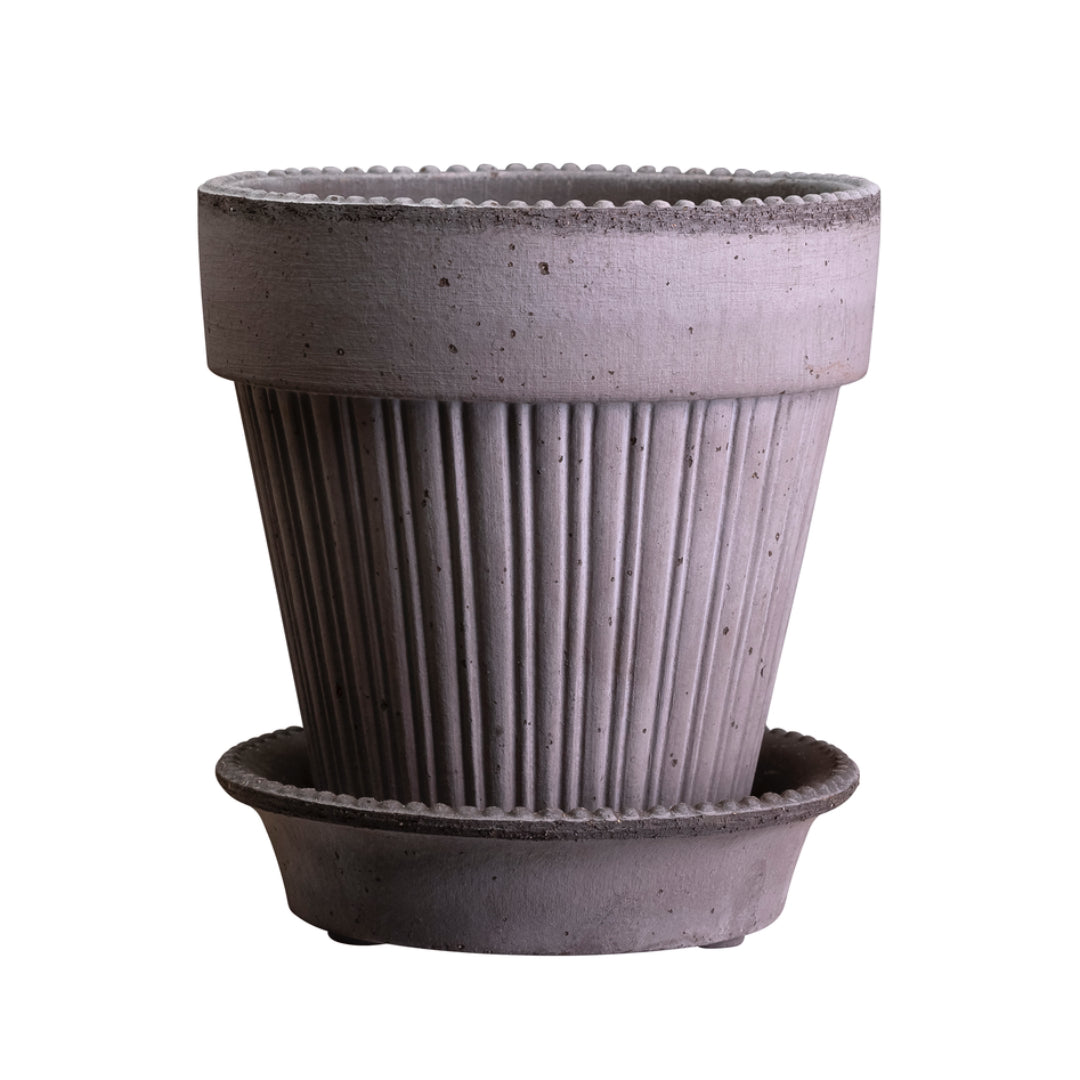 Simona Raw Pot - Grey