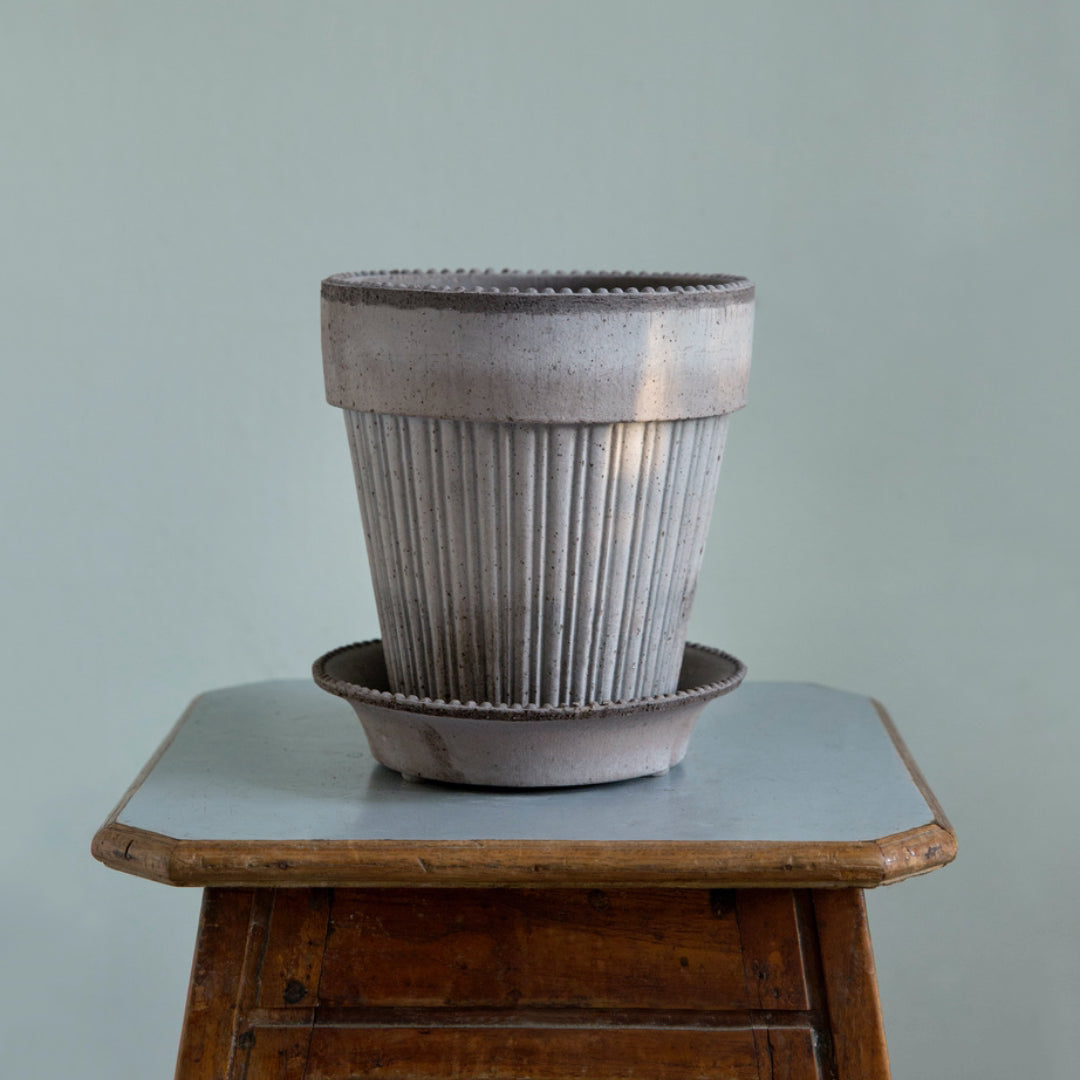 Simona Raw Pot - Grey