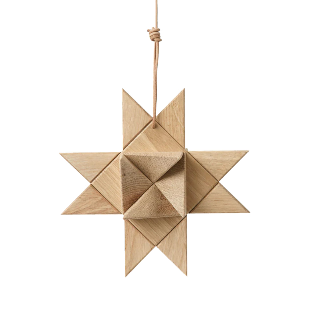 Fröbelstar Hanging, Oak
