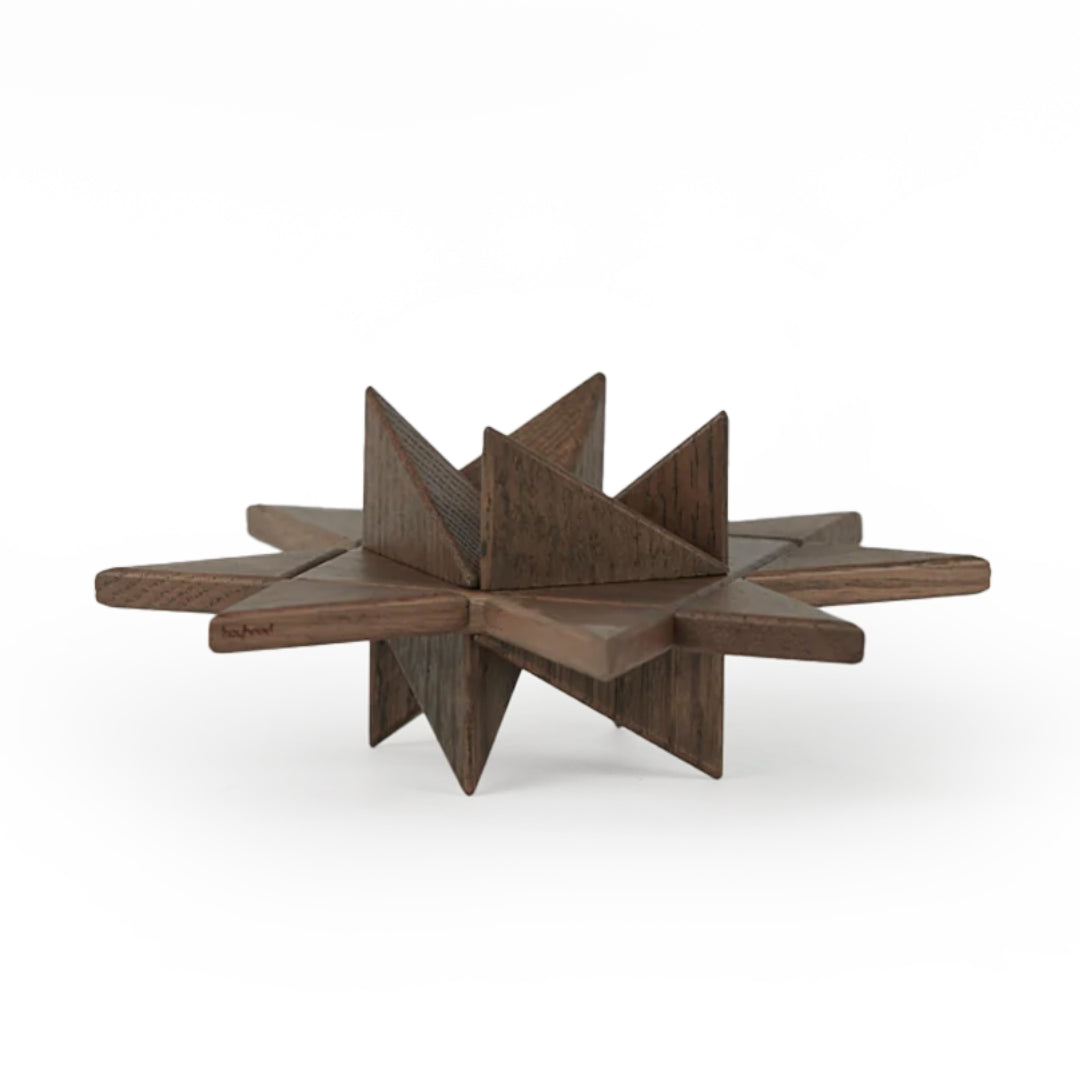 Fröbelstar Table, Smoke Stained Oak