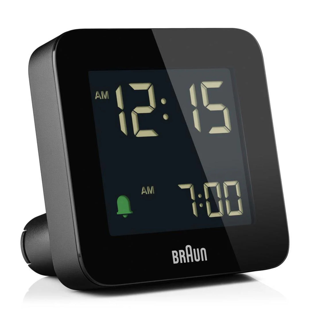 Braun Modern White Digital Alarm Clock - Thumbnail 3