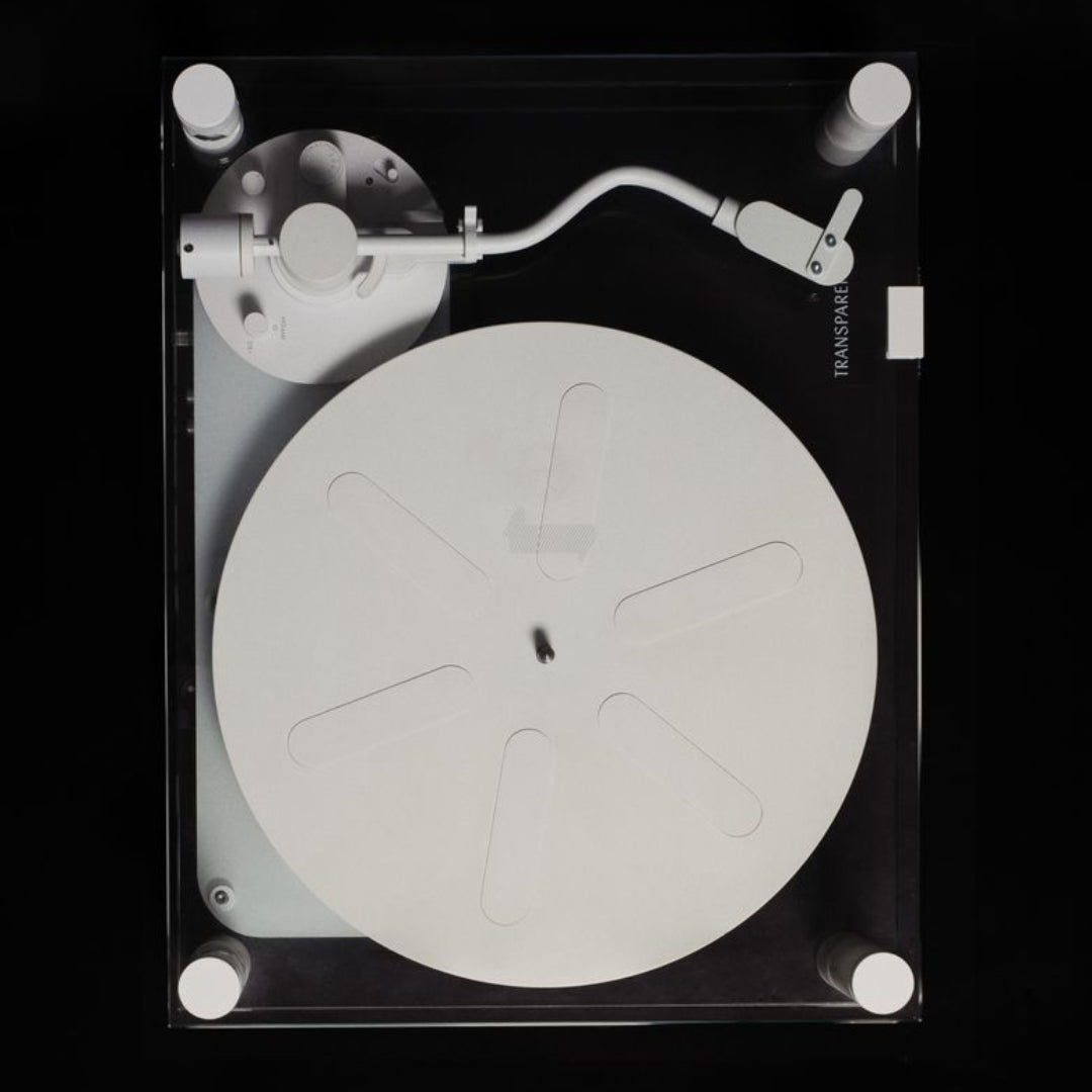 Transparent Turntable - White