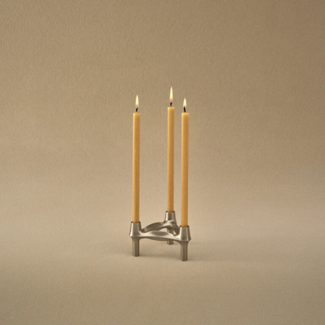STOFF Nagel Candle, Golden Honey, Set of 8