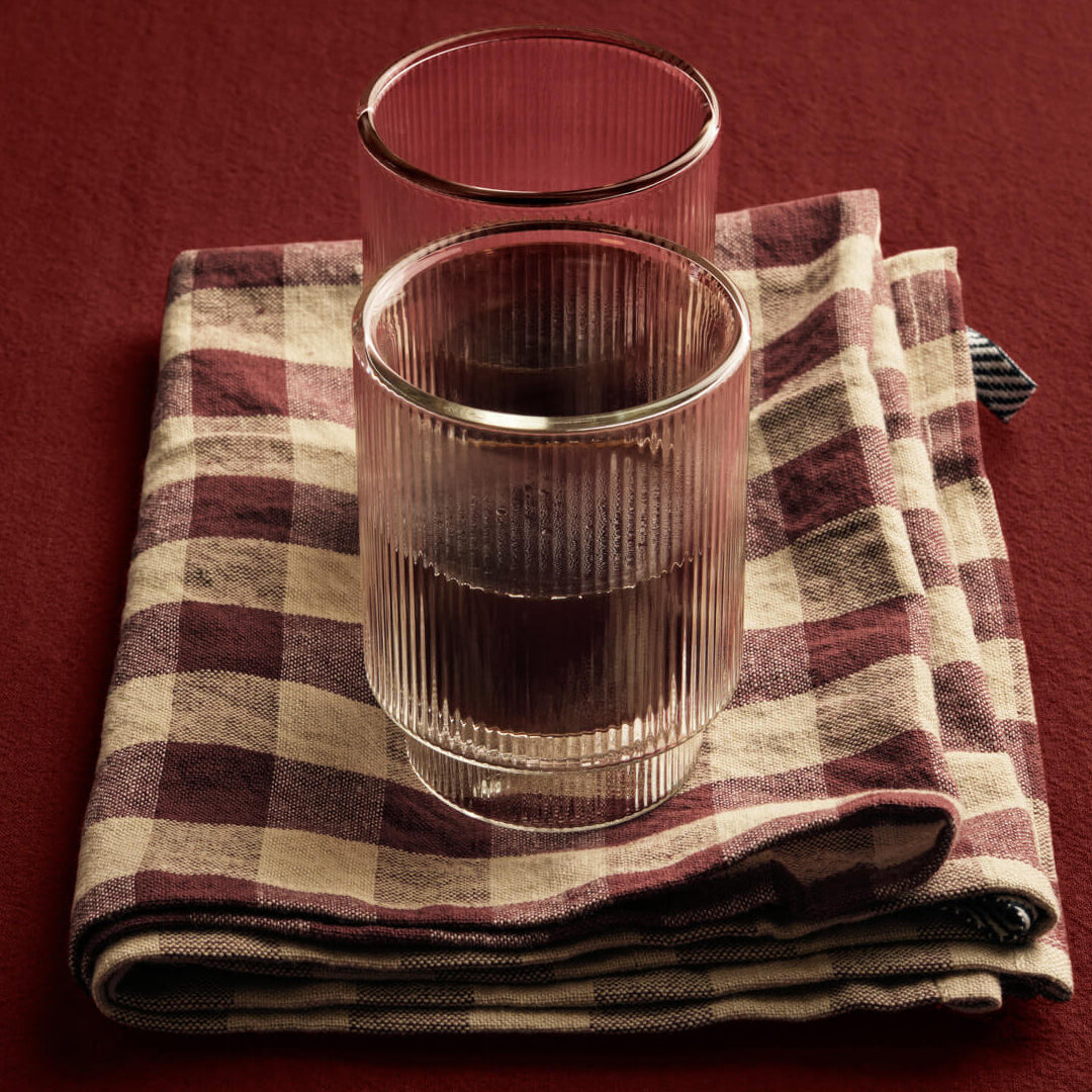 Ferm Living Ripple Thermal Glasses - Set of 2 - Clear - Batten Home