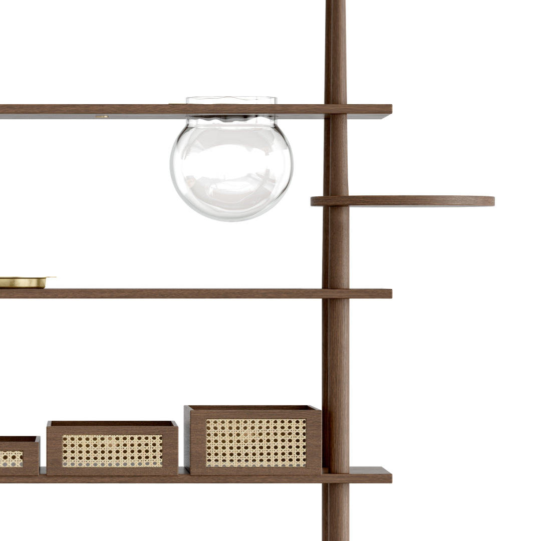 Stories Shelving - Round Corner Table