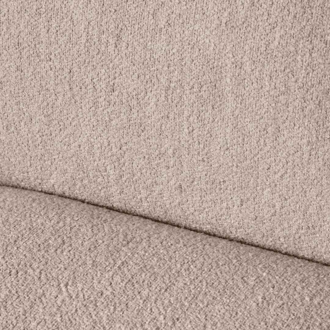 Rico Modular Sofa - Armrest Right - Soft Bouclé - Natural