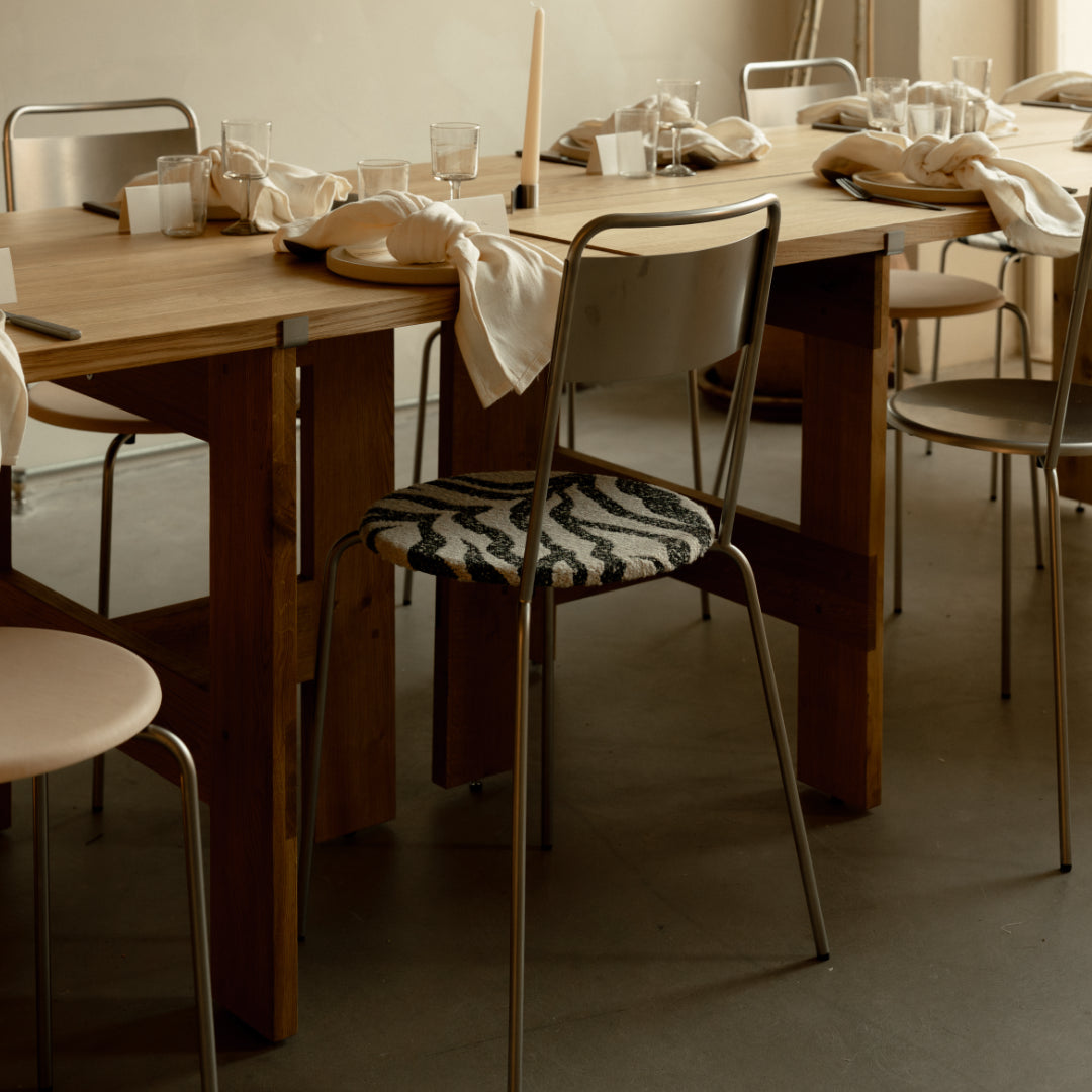 Frama Petit Rond Chair - Zebra Seat - Batten Home