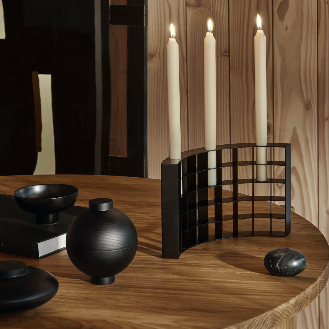 Kristina Dam Studio Wooden Sphere Black - Batten Home