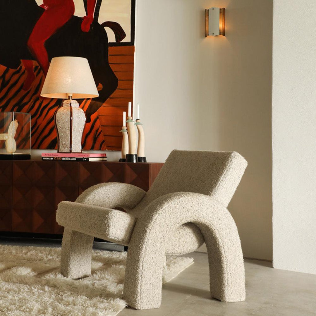 Arco Lounge Chair - Boucle Natural