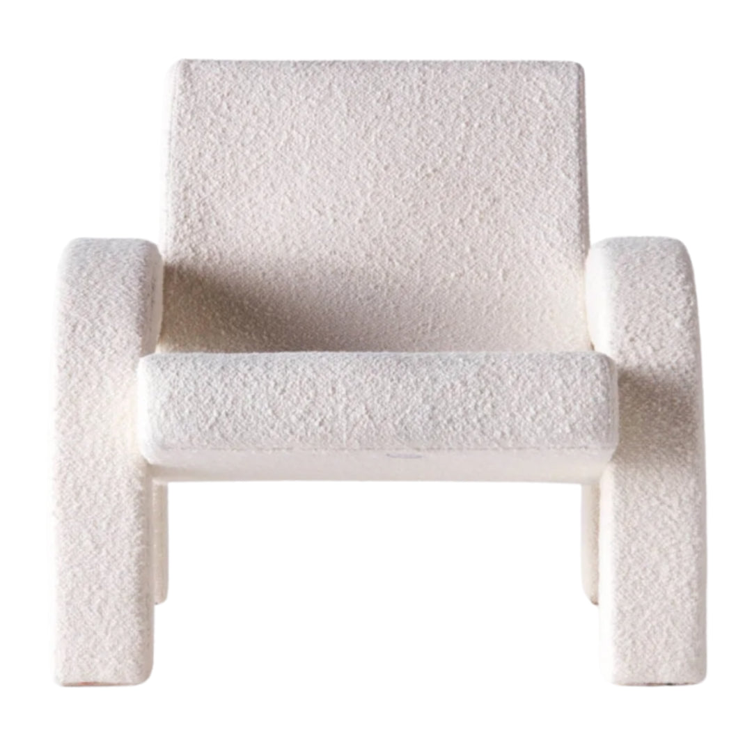 Arco Lounge Chair - Boucle White