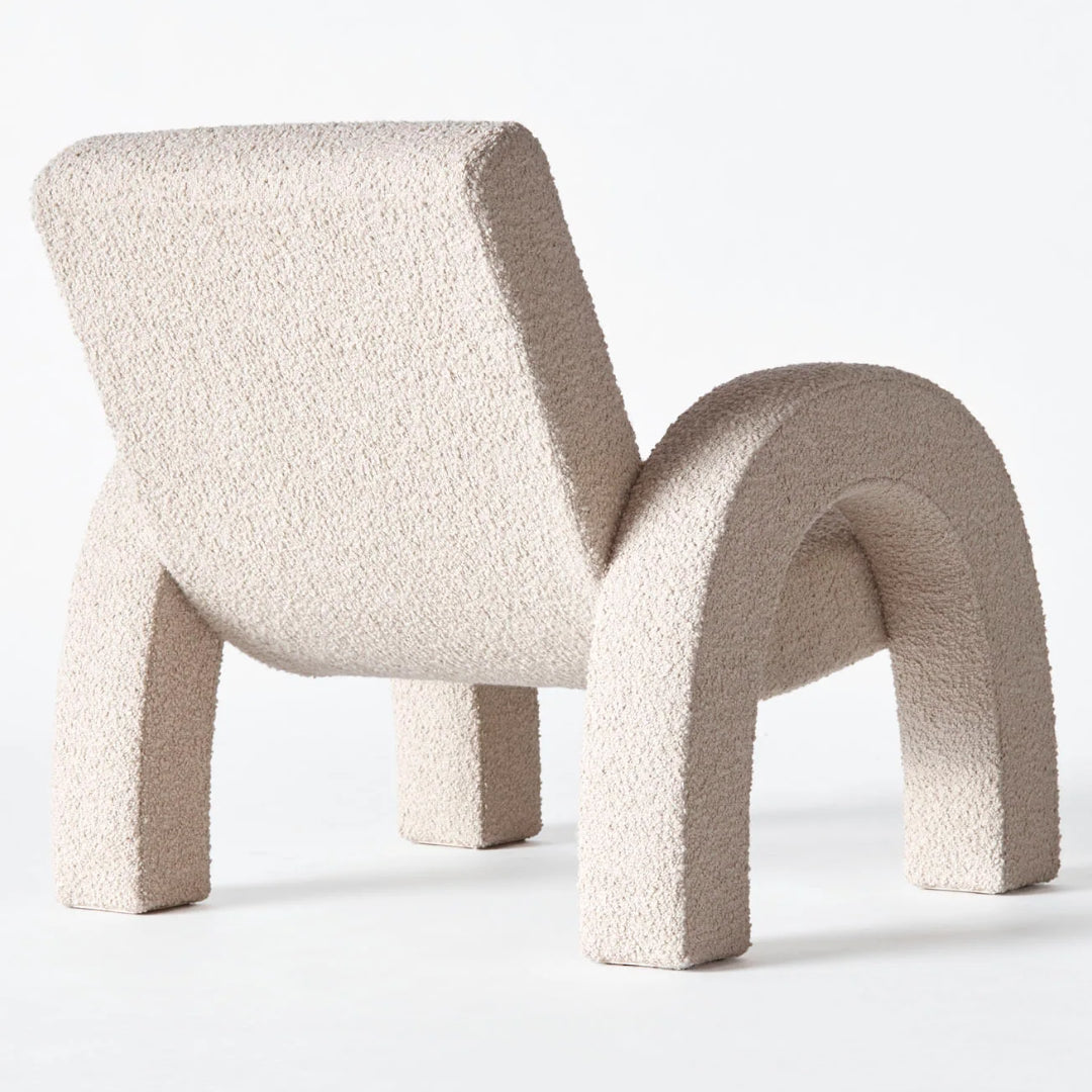 Arco Lounge Chair - Small - Boucle Beige