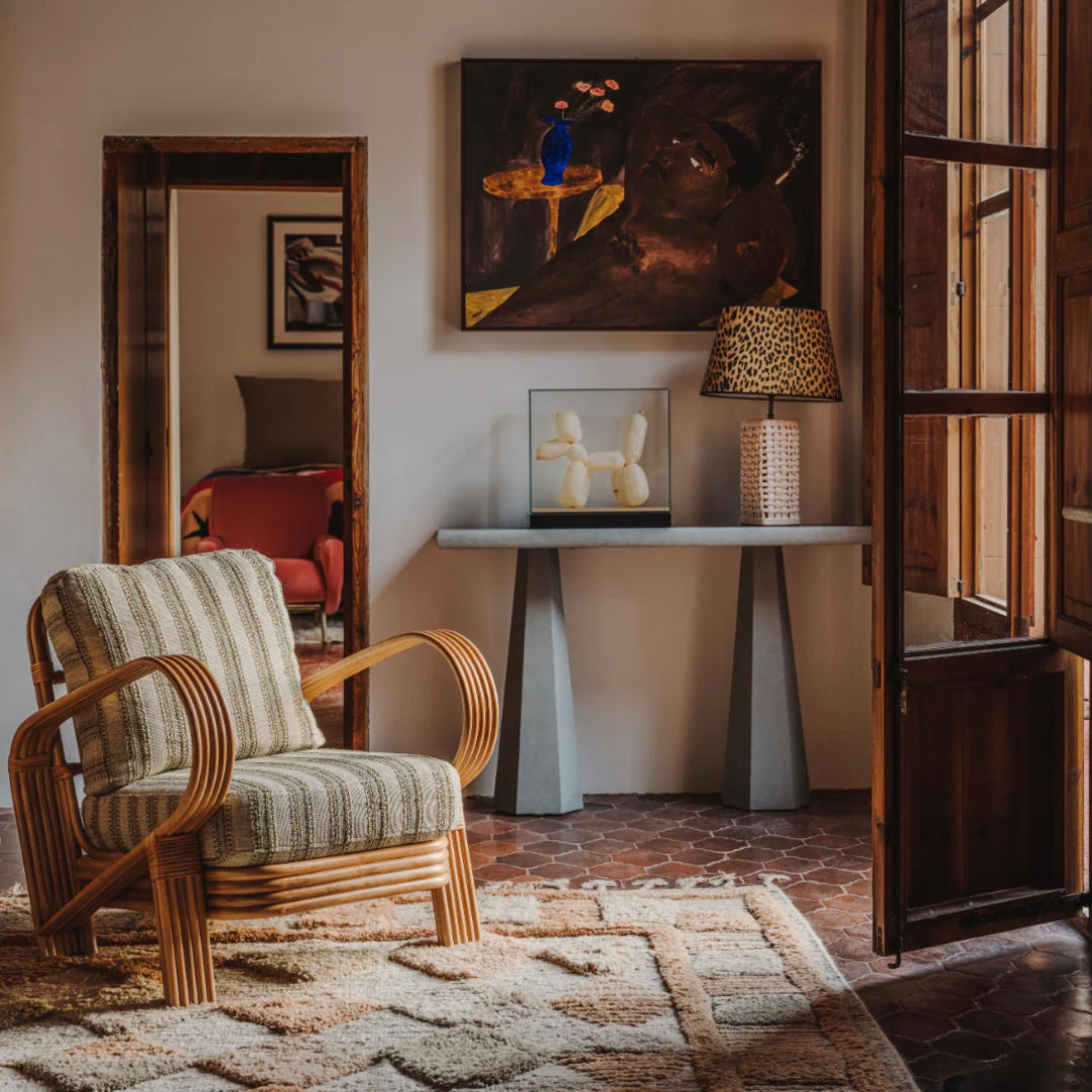 Bamboo Lounge Chair - Green