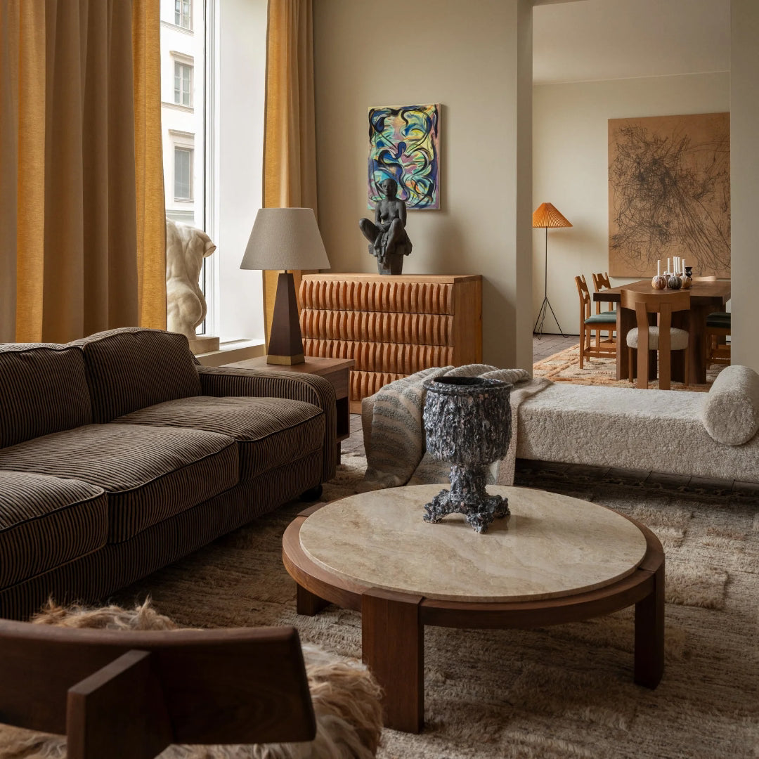 Dean Coffee Table - Travertine