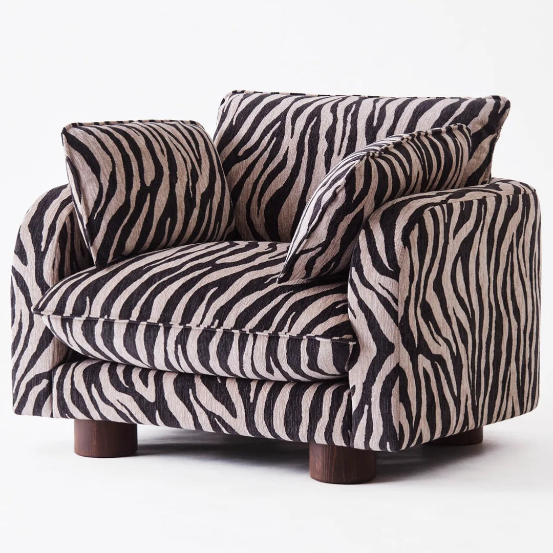 Miles Armchair Zebra