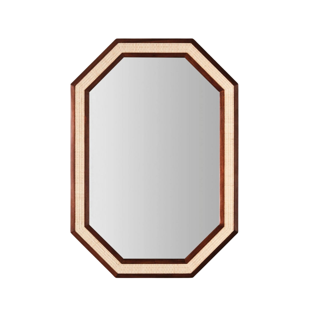 Rattan Mirror