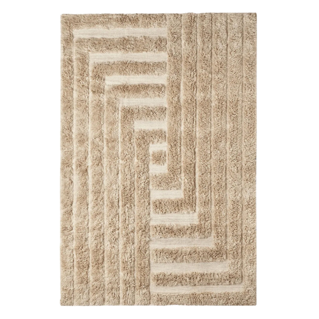 Shaggy Labyrinth Rug