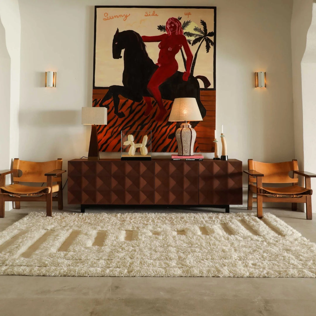 Shaggy Labyrinth Rug